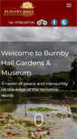 Mobile Screenshot of burnbyhallgardens.com